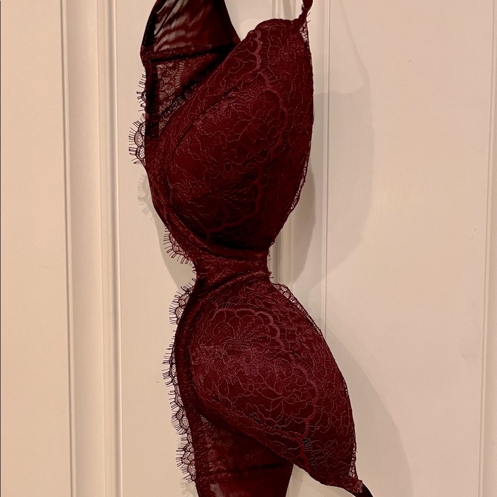 Victoria’s Secret Burgundy Demi Bra